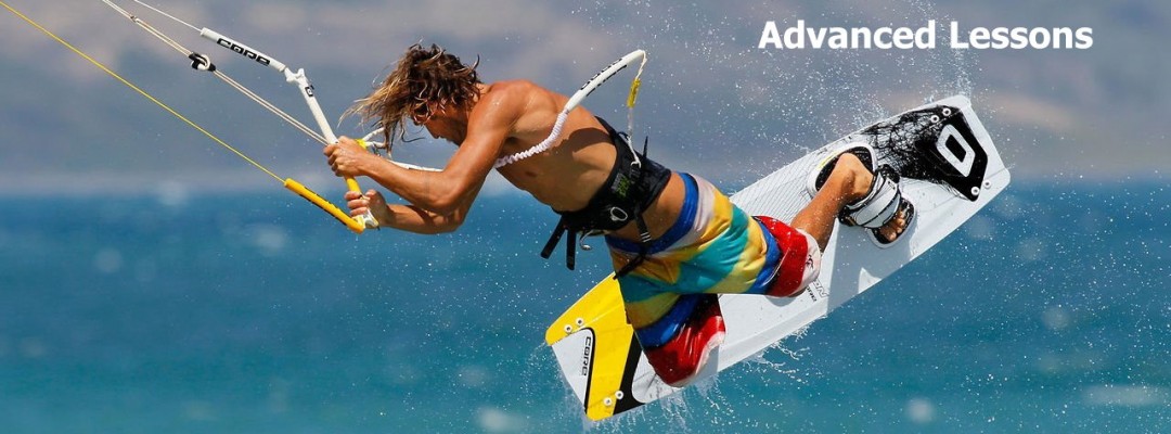 Kiteboarding action on Tampa Bay
